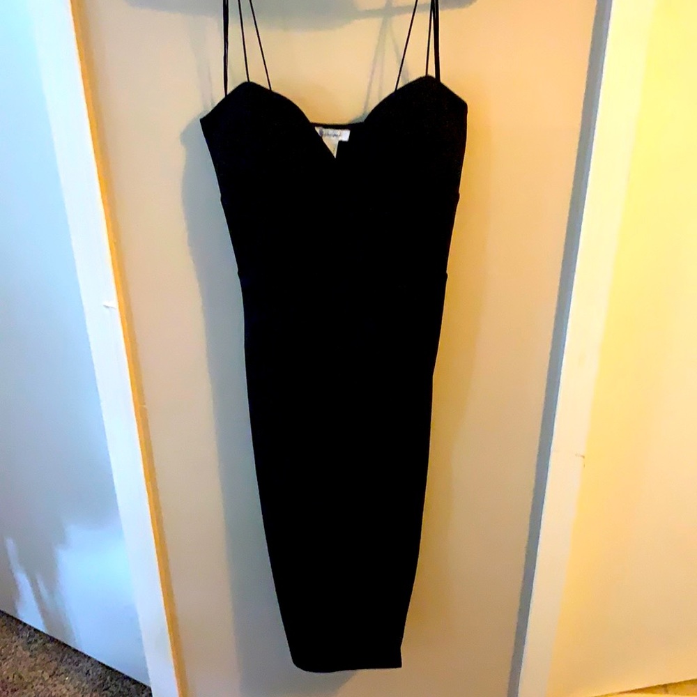 New spaghetti strap sleek lbd